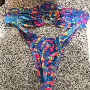 Kulani Kinis Vibrant Multicolor Bikini Set
